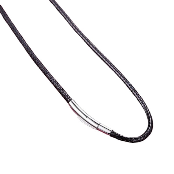 KCVV kedja-kedja kvinnor-kedja män-50cm-kedja rep-svart-bredd 2mm
