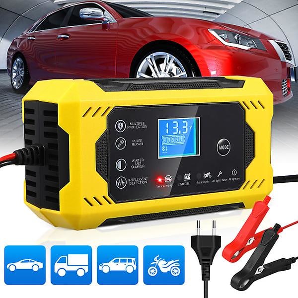 Bilbatteriladdare 12V 6A Automatisk Batteriladdare Underhållsladdare Trickelladdare För Bil Motorcykel