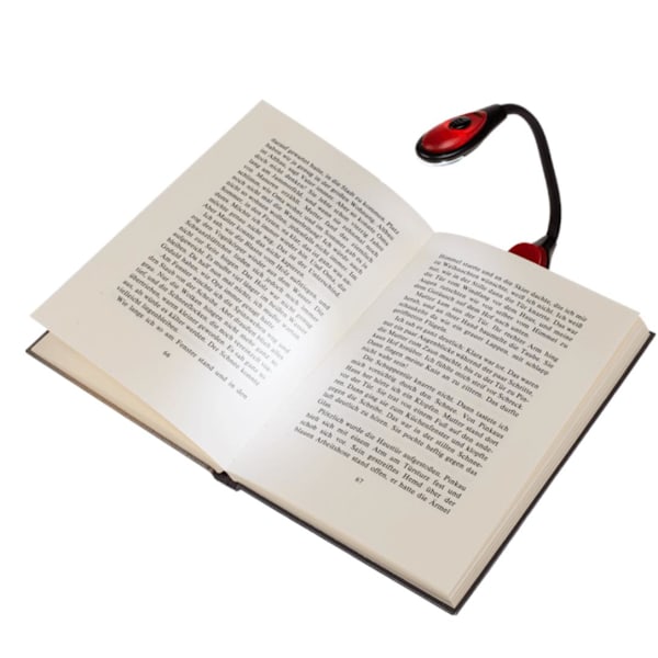 Boklampe - Leselampe / LED-lampe med Klemme - Lampe til Bok