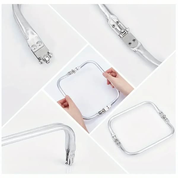 3-pack silverfärgade aluminiumklämmor för väskor, smycken, scrapbooking 18cm Silvery