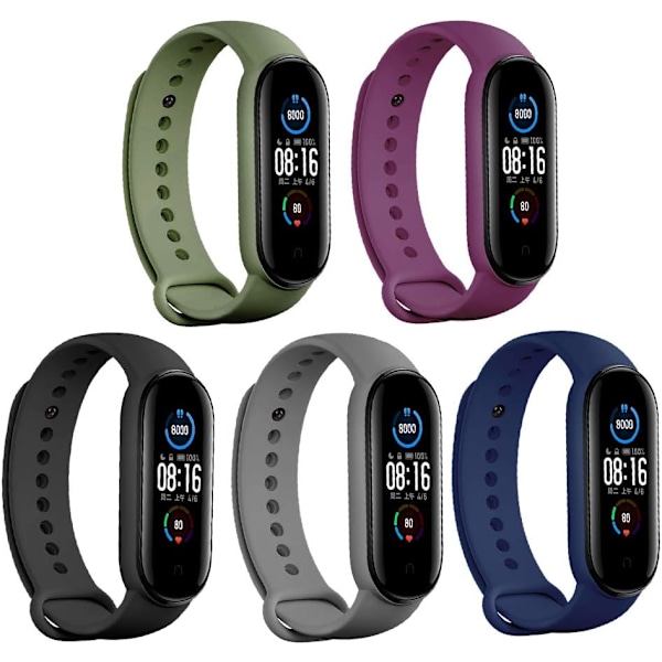 Rem for Mi Band 5 Rem/Amazfit Band 5 Rem erstatningsarmbånd-X72-