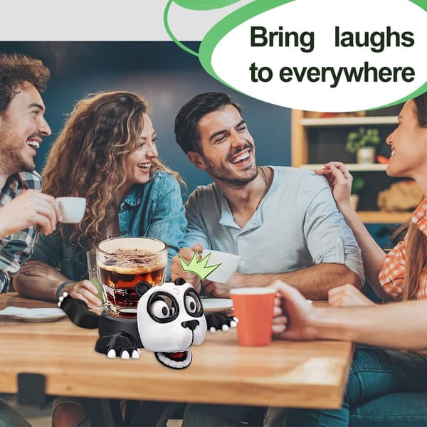 Funny Panda Coaster, Funny Decorative Coaster, Panda Mug Holder, Cute Animal Coaster, Creative Panda Coaster, for Panda Lovers