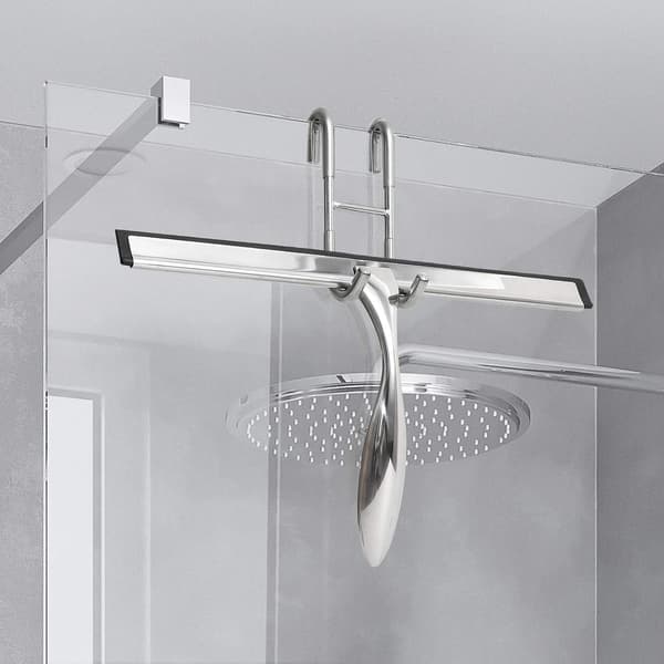 Duschdörrskrokar 2-pack Silver-FQ-