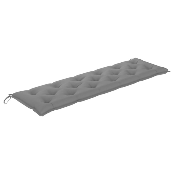 vidaXL Puutarhapenkkipehmuste harmaa 180x50x7 cm oxfordkangas Grey