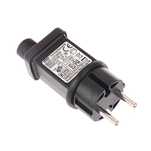 AC 220V til 31VDC 6W 8 Funksjonell SELV LED-driver EU-kontakt S Svart