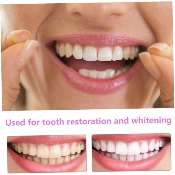 Smile Teeth Faner Fake Cosmetic Teeth Faner Instant Denture Cover Proteser för män och kvinnor 2st