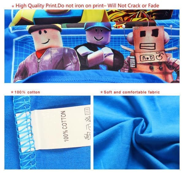 Roblox T-SHIRT Barn - Svart