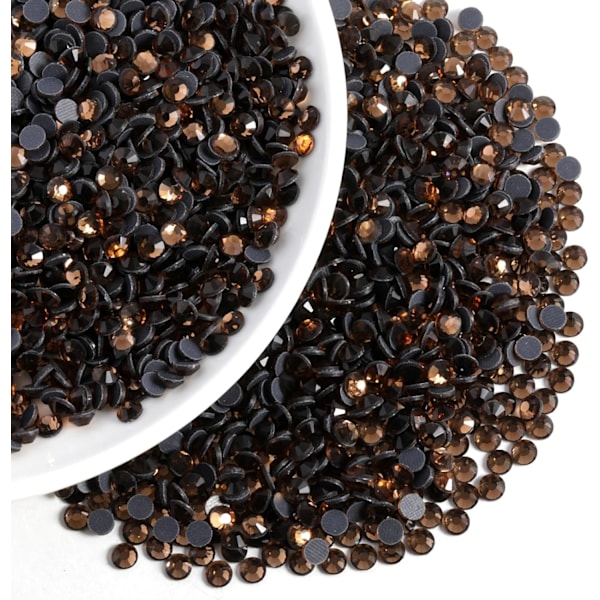 8000 Hotfix Strass, Rökt Topas, SS6, 1,9-2,1 mm för Kläder & Hantverk Rökt Topas Rökt Topas SS6-X74- SS6 Smoked Topaz