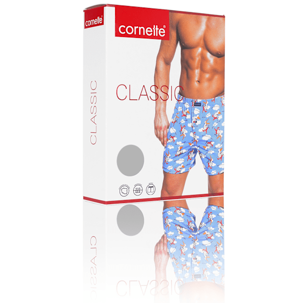 Cornette 100% Bomulls Boxershorts for Menn - 6-pak - Luftig - Løstsittende - Myk - Boxershorts Herr Bomullsundertøy