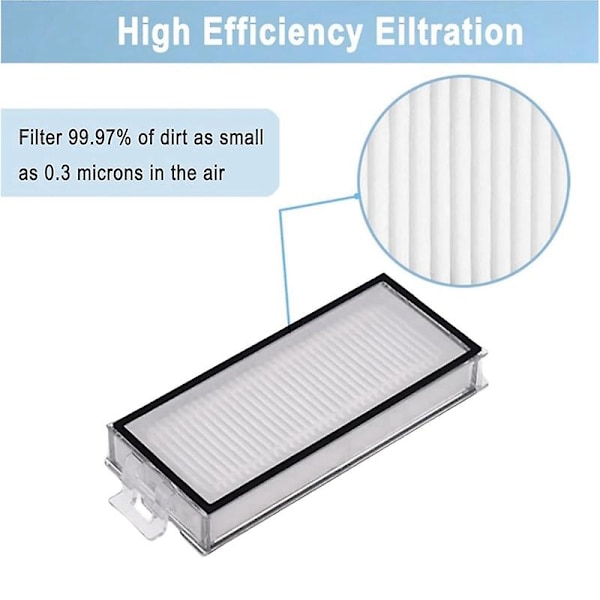 För Q5 Pro/q5 /q8 Max/q8 Robotdammsugare Huvudborste Hepa-filter Moppkuddar Reservdelar