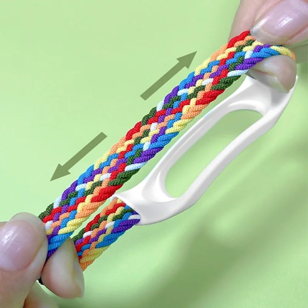 Nailonpunottu ranneke Xiaomi Mi Band 4 3 -rannekkeelle Solo Loop NFC -rannekello Naiset Älykäs ranneke Lahjavyö Correa Mi Band 7 6 5 Sininen Blue Mi Band 7 6 5 4 3