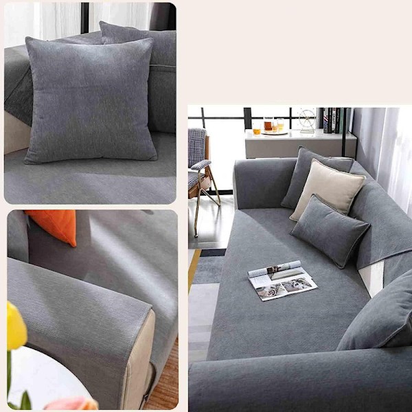 Sofföverdrag halkfritt vintage design soffskydd möbelskydd 90*180cm
