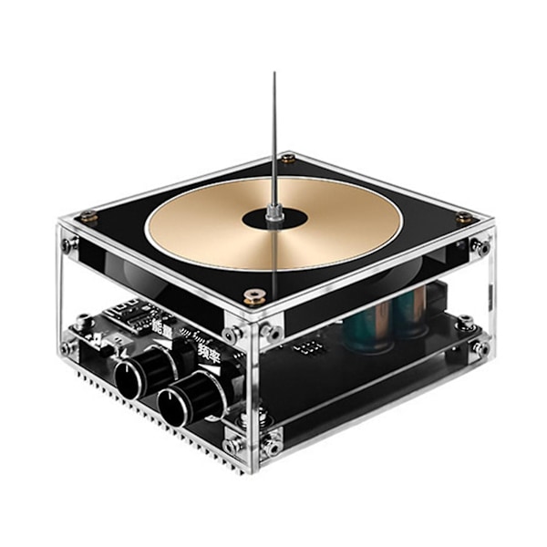 Solid State Music Tesla Spole Kunstig Lyn Bordsspil Elektrisk Strøm Trådløs Overførsel Model, 100% Ny