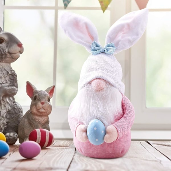 Påsk, Hushållsbord Påskdekorationer Docka, Söt Gåva, Tomte-X71-