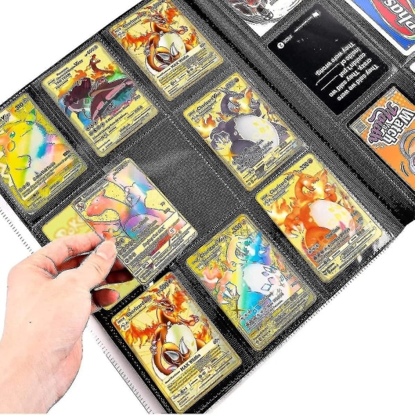 Charizard Vmax Metallkort - 4 stk Ultra Sjeldne Kort Metallkort V Kort/vmax/ex/dx Samlekort - Gaven til Samlere