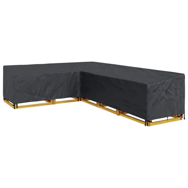 Møbelovertræk Sort 330 x 255 x 80 cm 210D Oxford Stof