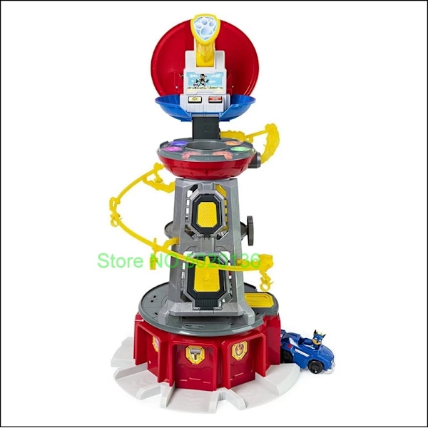 Ny Paw Patrol Plane Patrol Actionfigur Modell Utsiktstorn Räddningsbuss Valphund Jul Barnleksaker Julklapp Red