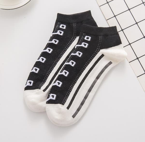 5x unisex nilkkasukat moniväriset
