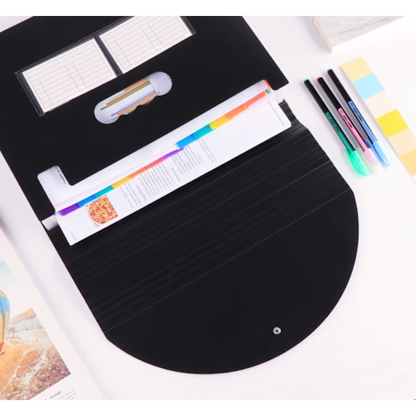 Dokumentmapp A4/mapp A4. 24 fack sorteringsmapp,