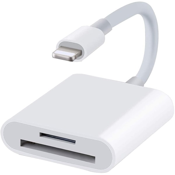 Lightning til SD-kortleser iPhone Hvit - SD-kortleser