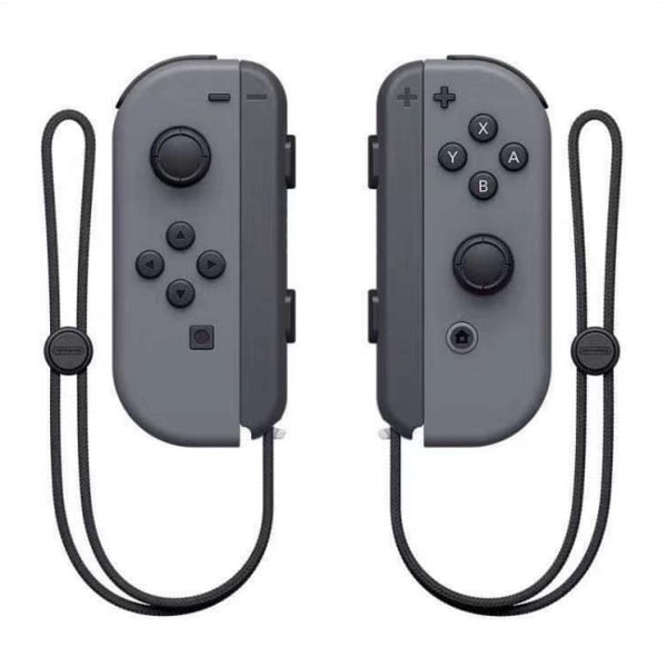 NS-kytkimen vasen ja oikea ohjain joycon-kahva kytkimen bluetooth-ohjain kaukoherätyksellä ja rannehihnalla Harmaa klassinen ohjain Gray classic handle