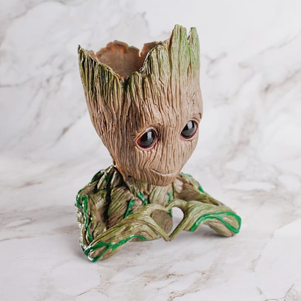 Baby Groot Blomkruka - Innovativ Actionfigur För Växter