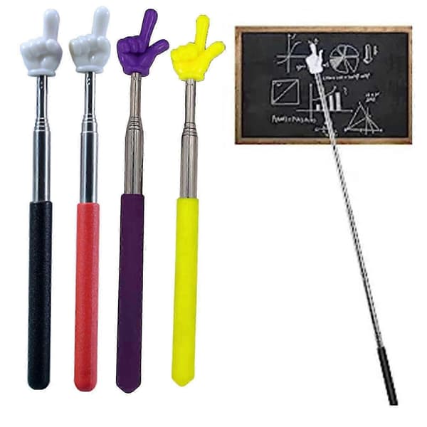 Finger Pointer Professional Telescopic Teacher Pointer Durable Handheld Pointer for Classroom
