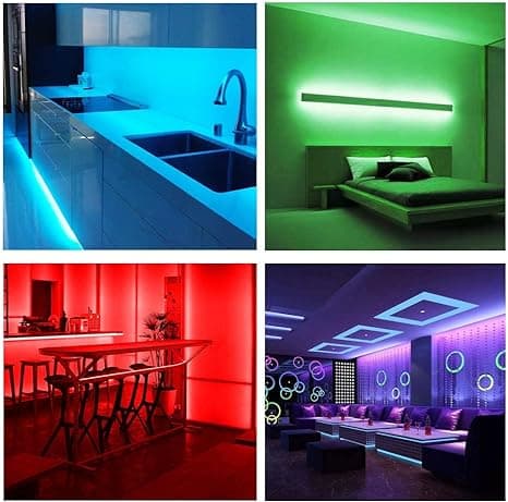 LED-stripe 30 m (2 x 15 m), 5050 RGB LED-stripe, Bluetooth