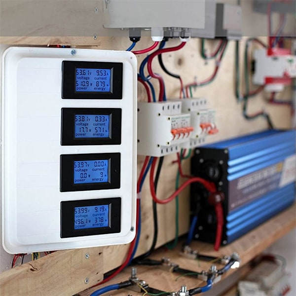 Amp Volt Meter Amperemeter Voltmeter Digital 12V DC 6.5-100V 20A-X71-