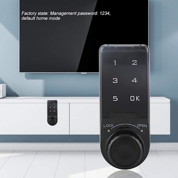 Digitalt Elektronisk Lås Touch Knappsats Lösenord Säkerhetslås-X71-