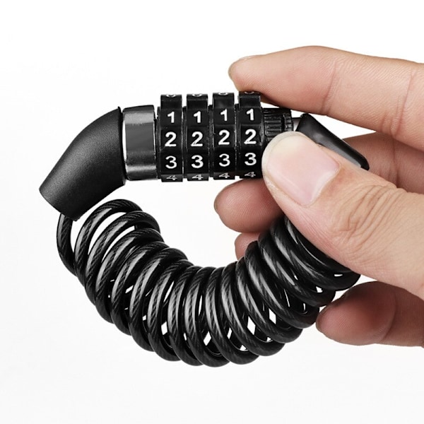 Koodilukko pyöränlukko 4 numeroa -X72-