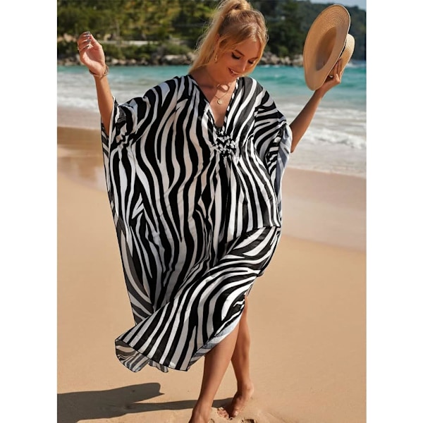 Dam strandklänning Maxi Bohemian Bikini Cover Up-X71-