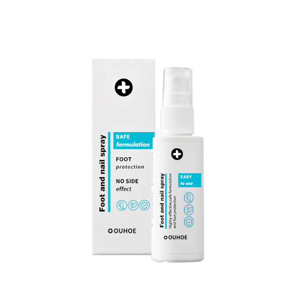 Ouhoe Pro Fod- og Negleplejespray, naturlig og kraftfuld fodpleje