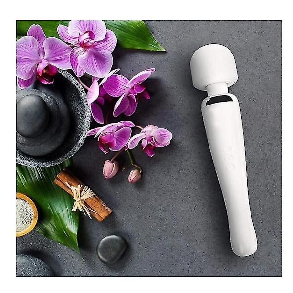 Wireless Massager - The Most Powerful Therapeutic Power - USB Charging - White