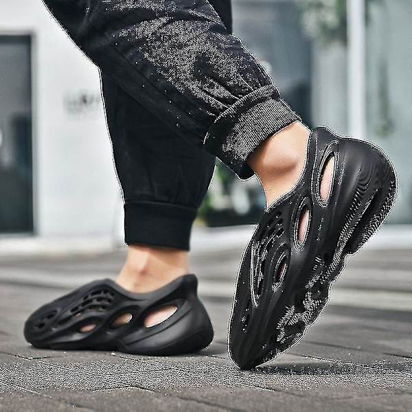 Nya strandskum løbere sandaler unisex sort-X75- black 44
