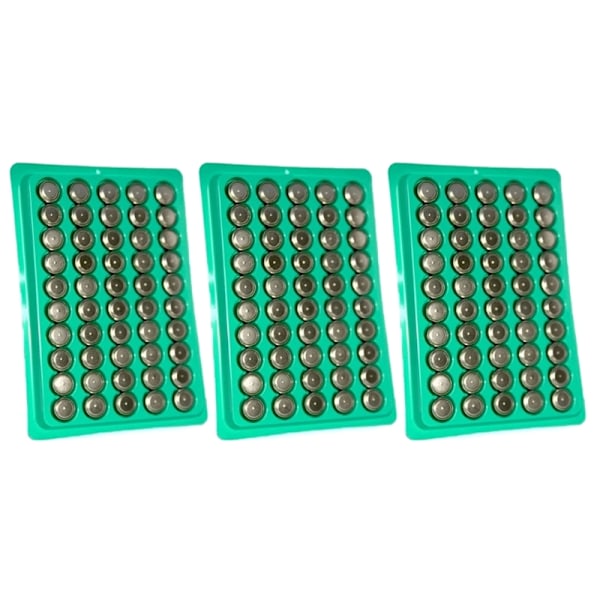 50/100/150 st LR44 AG13 140mAh Cell Myntur-Klockbatteri L1154 357 SR44 1,5V Alkaliska Knappcellsbatterier Passar för Klocka