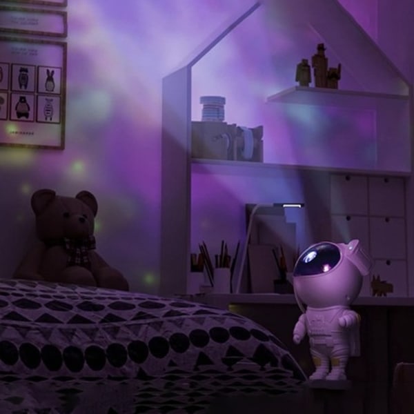 Nattlampa - Stjärnprojektor med LED-lampa - Astronaut