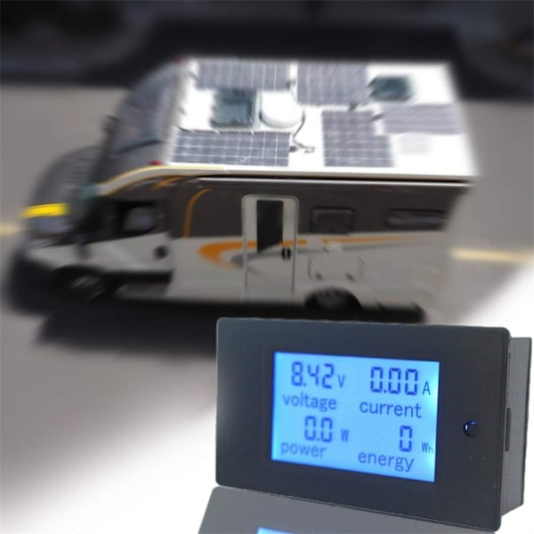 Amp Volt Meter Amperemeter Voltmeter Digital 12V DC 6.5-100V 20A-X71-