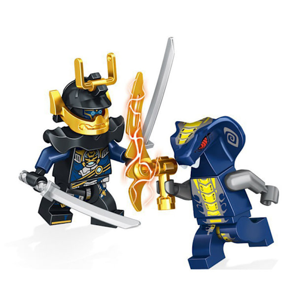 Sett med 24 Ninja Minifigurer Kai Jay Sensei Wu Master Byggeklosser Leker 24PCS/Set
