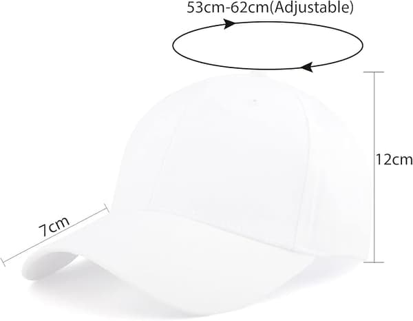 Basebollkeps Herr Dam Keps Justerbar Bomull Utomhus-X71-