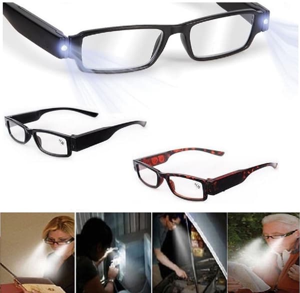 Reading Glasses with LED Light. Day or Night