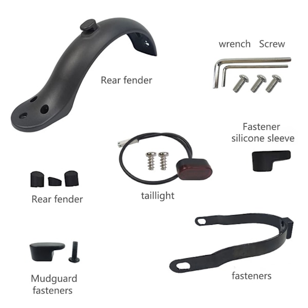 Sprutskjermsett Xiaomi M365 / Essential / 1S Scooter / Pro 2 / X-X72-