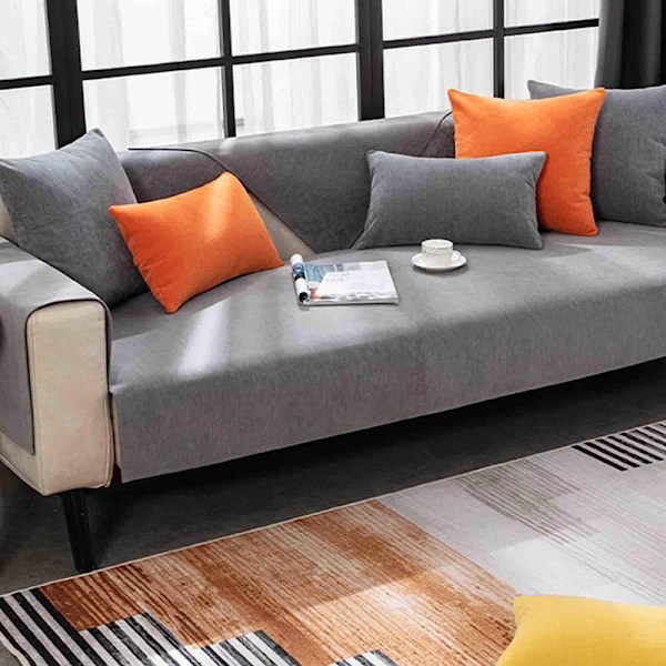 Sofföverdrag halkfritt vintage design soffskydd möbelskydd 90*180cm