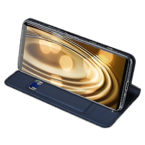 Sony Xperia 5 II:lle Dux Ducis Skin Pro -sarjan vaakasuora flip-kotelo PU + TPU -nahasta