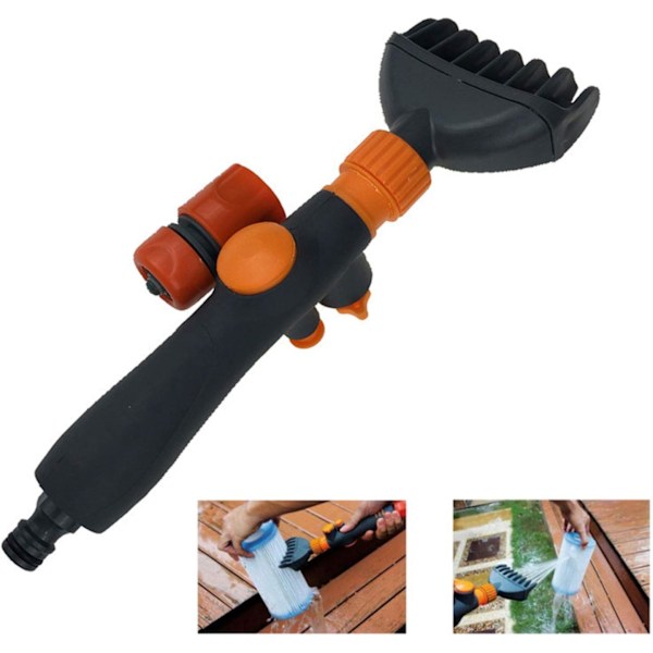 Sonisk Silikone Ansigtsrensebørste og Massager, Unisex, Sort