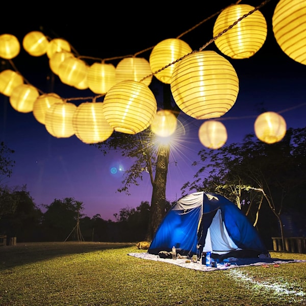 Solarslinga, 6M 30 LED Utomhus Ljusslinga Lykta 8 Mo-X71-