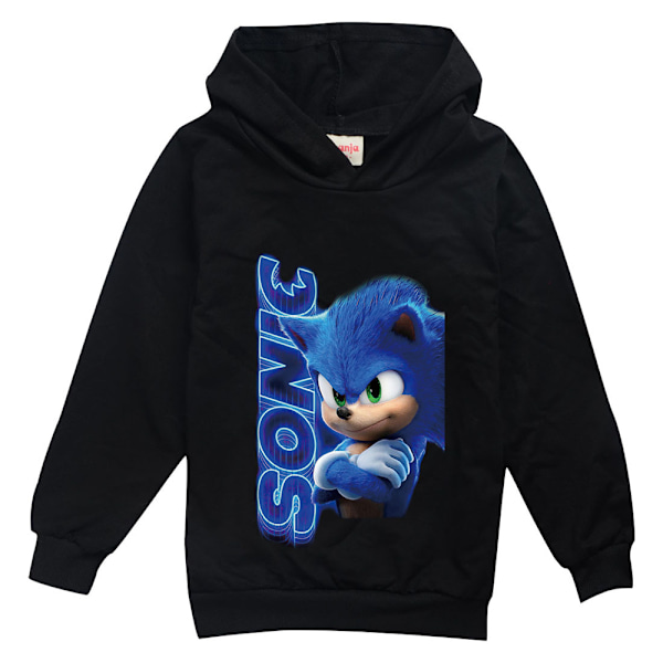 Børne Sonic Hoodies Jakke Børne Sweatshirt Trøje T-shirt Vinter