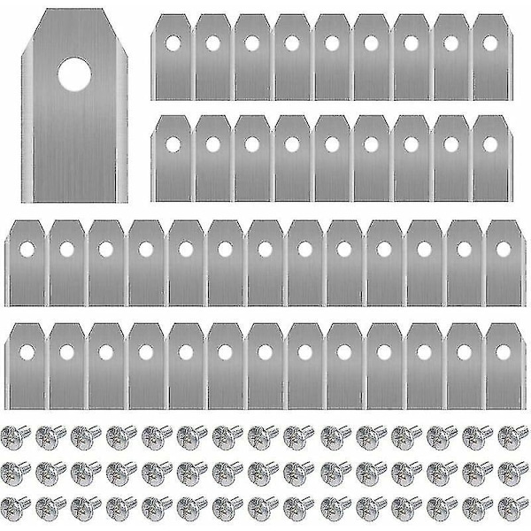 45 X Titanblad för alla Husqvarna/Automower/Yard Force/Gardena robotgräsklippare (FMY)