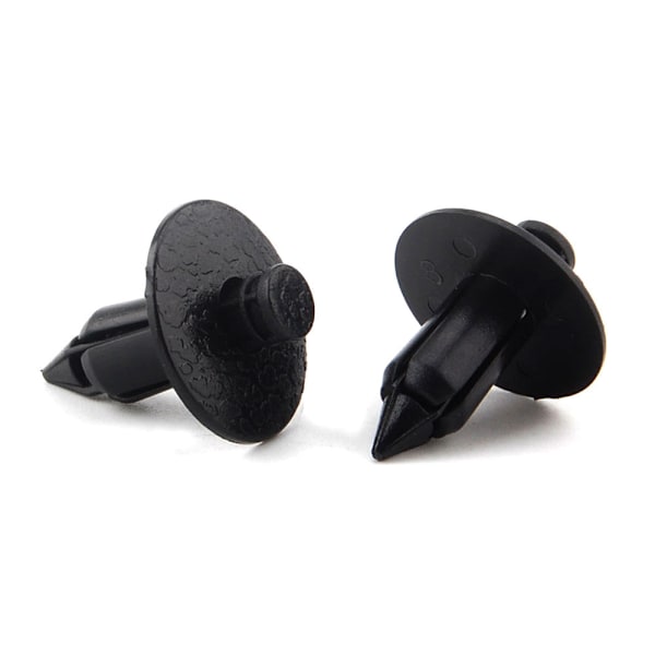 12X Universal plastclips passar bl.a. Volvo Stötfångare S60, S80, V70, XC70 Svart-X72-