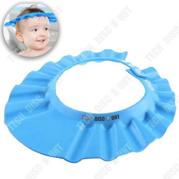 TD® Badmössa EVA Babyschampo Justerbar Storlek Ögonskydd Hörselskydd Babyshowermössa